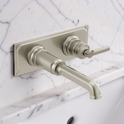 Click here to see Brizo RP100323NK Brizo Invari Wall-Mount Rectangular Lavatory Escutcheon Plate, Brilliance Luxe Nickel - RP100323NK