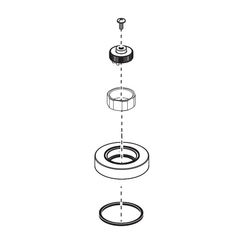 Click here to see Brizo RP90074SL Brizo Litze Handle Base Kit, Luxe Steel - RP90074SL