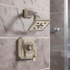 Click here to see BRIZO T60230-BN Brizo Virage Tempassure Thermostatic Shower Only Trim, 1.75 GPM, Watersense, Brilliance Brushed Nickel - T60230-BN