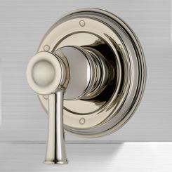 Click here to see BRIZO T60905-PN Brizo Baliza Single-Handle 6-Function Diverter Valve Trim, Lever Handle, Brilliance Polished Nickel - T60905-PN