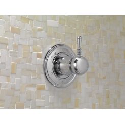 Click here to see BRIZO T60910-PC Brizo Traditional Single-Handle Diverter Trim, Six Function, Lever Handle, Polished Chrome - T60910-PC