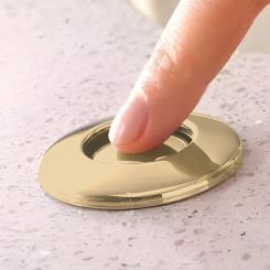 Click here to see  69080-GL Brizo Air Switch With Dual Outlet and 6' Flexible Hose, Brilliance Luxe Gold - 69080-GL