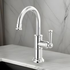 Click here to see Brizo 61325LF-C-PC Brizo Artesso Single-Handle Cold Water Beverage Faucet, DIAMOND Seal, ADA, 1.5 GPM, Polished Chrome - 61325LF-C-PC
