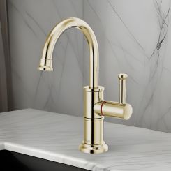 Click here to see  61325LF-H-PN Brizo Artesso Single-Handle Instant Hot Faucet, Less Tank and Filter, Lever Handle, 1.0 GPM, Brilliance Polished Nickel - 61325LF-H-PN