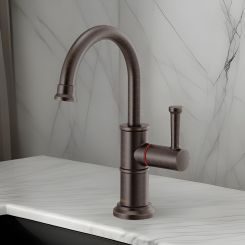 Click here to see  61325LF-H-RB Brizo Artesso Single-Handle Instant Hot Faucet, Less Tank and Filter, Lever Handle, 1.0 GPM, Venetian Bronze - 61325LF-H-RB
