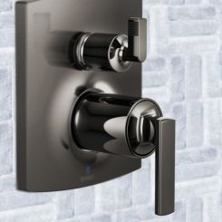 Click here to see  HL75P06-BNX Brizo Lever Handle Kit for Kintsu Pressure Balance Diverter Valve Trim, Brilliance Black Onyx - HL75P06-BNX