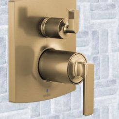 Click here to see Brizo HL75P06-GL Brizo Lever Handle Kit for Kintsu Pressure Balance Diverter Valve Trim, Brilliance Luxe Gold - HL75P06-GL
