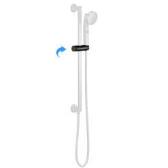 Click here to see Brizo RP101581BNX Brizo Kintsu Slide Bar Handshower Holder, Brilliance Black Onyx - RP101581BNX