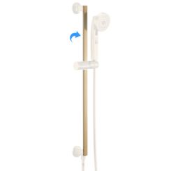 Click here to see Brizo RP101580GL Brizo Kintsu Slide Bar Assembly with Adjustable Handshower Holder, Brilliance Luxe Gold - RP101580GL