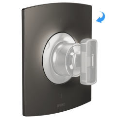 Click here to see Brizo RP101598BNX Brizo Kintsu Escutcheon, Brilliance Black Onyx - RP101598BNX
