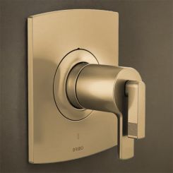 Click here to see  T60006-GLLHP Brizo Kintsu TempAssure Thermostatic Valve Trim with Temperature and Volume Control, Brilliance Luxe Gold - T60006-GLLHP