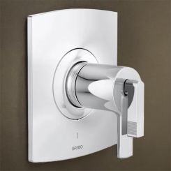 Click here to see  T60006-PCLHP Brizo Kintsu TempAssure Thermostatic Valve Trim with Temperature and Volume Control, Polished Chrome - T60006-PCLHP