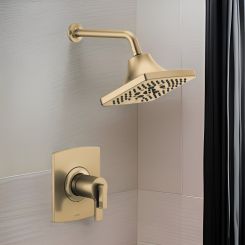 Click here to see Brizo T60206-GLLHP Brizo Kintsu TempAssure Thermostatic Shower Only Trim, Less Handle, 1.75 GPM, Brilliance Luxe Gold - T60206-GLLHP
