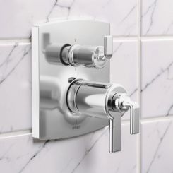 Click here to see  T75606-PCLHP Brizo Kintsu and Allaria TempAssure Thermostatic Valve Trim with Six Function Diverter, Polished Chrome - T75606-PCLHP