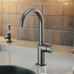 Click here to see  61075LF-SLLHP Brizo Odin Single Handle Bar Faucet With 360 Rotating Spout, ADA, 1.8 GPM, Brilliance Luxe Steel - 61075LF-SLLHP