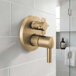Click here to see  T75P575-GLLHP Brizo Odin Pressure Balance Valve with Integrated 3-Function Diverter Trim, Brilliance Luxe Gold - T75P575-GLLHP