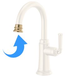 Click here to see Brizo RP101132GL Brizo Rook Spout Assembly, Brilliance Luxe Gold - RP101132GL