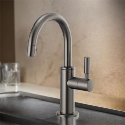 Click here to see  61320LF-C-SL Brizo Single-Handle Cold Water Beverage Faucet with Arc Spout, DIAMOND Seal, ADA, 1.5 GPM, Brilliance Luxe Steel - 61320LF-C-SL