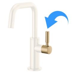 Click here to see Brizo RP101242GL Brizo Odin Handle and Set Screw For Beverage Faucet, Brilliance Luxe Gold - RP101242GL
