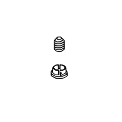 Click here to see Brizo RP100428GL Brizo Levoir Set Screw and Cover For Thermostatic Valve Trim, Brilliance Luxe Gold - RP100428GL 