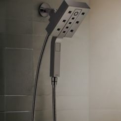 Click here to see Brizo 86280-BNX Brizo Essential Hydrati 2-in-1 Multi-Function Shower, MagneDock, H2Okinetic, 1.75 GPM, Brilliance Black Onyx - 86280-BNX