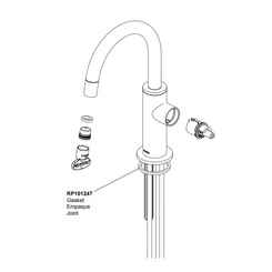 Click here to see Brizo RP101247 BRIZO RP101247 Spout Gasket for Beverage Faucet