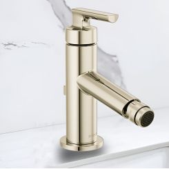 Click here to see Brizo 68106-PN Brizo Kintsu Single-Handle Bidet Faucet with Metal Pop-Up, Lever Handle, Single-Hole, Brilliance Polished Nickel - 68106-PN
