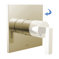 Click here to see  T60P022-PNLHP Brizo Frank Lloyd Wright Pressure Balance Single-Handle Valve Trim, Less Handle, Polished Nickel - T60P022-PNLHP