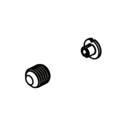 Click here to see Brizo RP101834SL Brizo Luxe Steel Set Screw and Cover, Frank Lloyd Wright Collection - RP101834SL