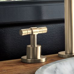 Click here to see  HL5333-GL-NM Brizo T-Lever Handle Kit for Litze Widespread Lavatory Faucet, Brilliance Luxe Gold - HL5333-GL-NM