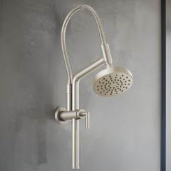 Click here to see Brizo 81892-BN Brizo Linear Round Slide Bar Shower Arm and Flange, Brilliance Brushed Nickel - 81892-BN