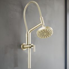 Click here to see  81892-PN Brizo Linear Round Slide Bar Shower Arm and Flange, Brilliance Polished Nickel - 81892-PN