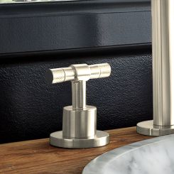 Click here to see  HL5333-PN-NM Brizo T-Lever Handle Kit for Litze Widespread Lavatory Faucet, Brilliance Polished Nickel - HL5333-PN-NM