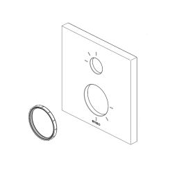 Click here to see Brizo RP101839PC Brizo RP101839PC Frank Lloyd Wright Escutcheon, 3 Function - Chrome