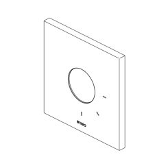 Click here to see Brizo RP101836SL Brizo RP101836SL Frank Lloyd Wright Escutcheon - Luxe Steel