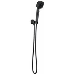Click here to see Brizo 85467-BL Brizo Allaria 4-Function Hand Shower with Dual Check Valves, 1.75 GPM, 80 PSI, WaterSense, Matte Black - 85467-BL