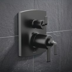 Click here to see Brizo HL6067-BL Brizo Allaria Lever Handle Kit for Thermostatic Valve Only Trim, ADA, Matte Black - HL6067-BL