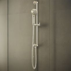 Click here to see  88776-PN Brizo Invari Multi-Function Hand Shower with Slidebar, H2OKinetic, WaterSense, 1.75 GPM, Brilliance Polished Nickel - 88776-PN