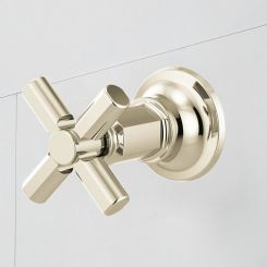 Click here to see  T66678-PN Brizo Invari Sensori Volume Control Trim with Cross Handle, Brilliance Polished Nickel - T66678-PN