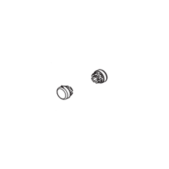 Click here to see Brizo RP101175GL Brizo Large Button Post for Invari Lever Handles, Brilliance Luxe Gold - RP101175GL