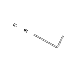 Click here to see Brizo RP100931SL Brizo Invari Screw-Set, Button, and Wrench for Lavatory Faucet, Brilliance Luxe Steel - RP100931SL