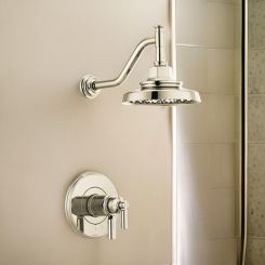 Click here to see Brizo T60276-PN Brizo Invari TempAssure Thermostatic Shower Faucet with Multi-Function Showerhead, 1.75 GPM, Brilliance Polished Nickel - T60276-PN