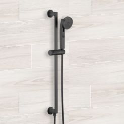 Click here to see  88706-BL Brizo Kintsu Multi-Function Slide Bar Handshower , Stretchable Hose, WaterSense, 1.75 GPM, Matte Black - 88706-BL