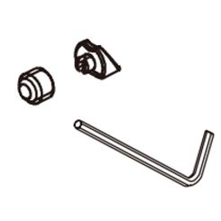 Click here to see Brizo RP101412NK Brizo Kintsu Set Screw, Cover, and Wrench for Single-Handle Lavatory Faucet, Brilliance Luxe Nickel - RP101412NK