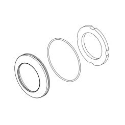Click here to see Brizo RP101584BL Brizo Kintsu Trim Ring, Matte Black - RP101584BL