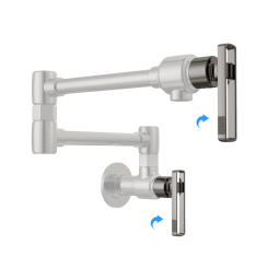 Click here to see Brizo RP103412BNX-L Brizo Kintsu Wall Mount Pot Filler Knob Handle Kit, Lumicoat Black Onyx - RP103412BNX-L