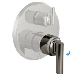 Click here to see Brizo RP100482BNX Brizo Levoir Lever Valve Handle Assembly, Brilliance Black Onyx - RP100482BNX