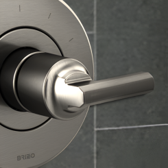 Click here to see  HL6698-BNX Brizo Levoir Lever Handle Kit for Sensori Thermostatic Valve Trim, Brilliance Black Onyx - HL6698-BNX