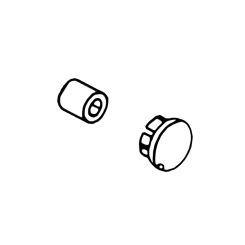Click here to see Brizo RP100485GL Brizo Levoir Set Screw and Button for Two-Handle Wall Mount Tub Filler, Brilliance Luxe Gold - RP100485GL