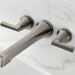 Click here to see Brizo HL7098-BNX Brizo Levoir Two-Handle Wall Mount Tub Filler Lever Handle Kit, Brilliance Black Onyx - HL7098-BNX